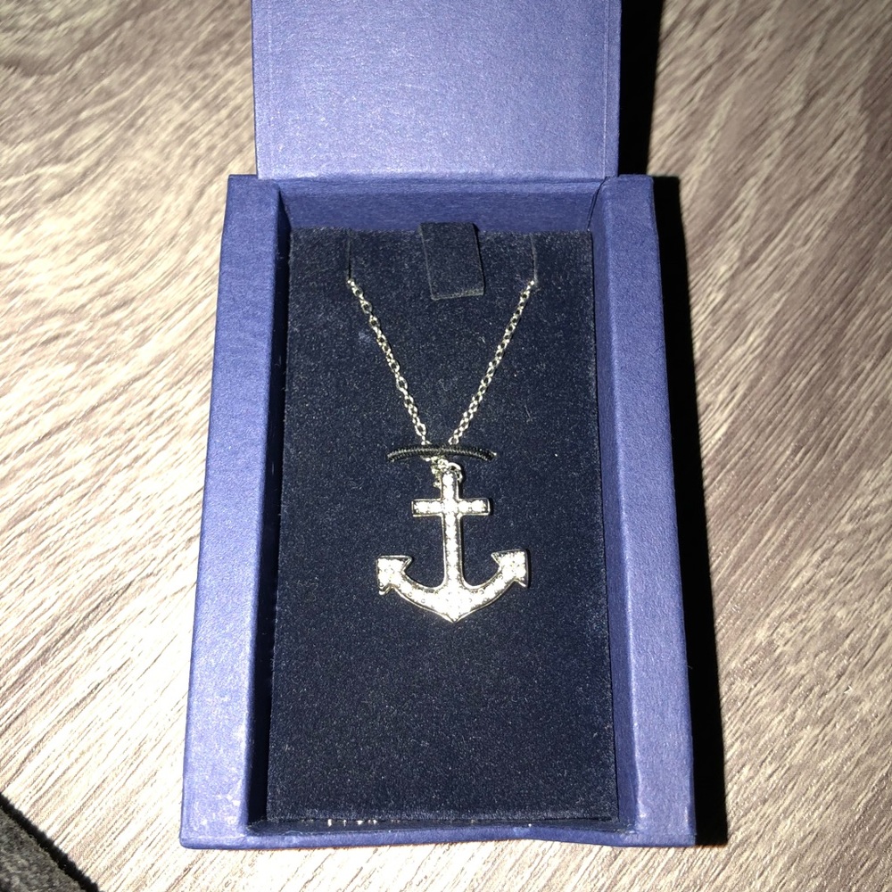 Swarovski Anchor Necklace